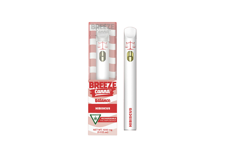 Breeze Balance | Hibiscus Disposable Vape | 2:1 THC:CBD | 1g by Breeze