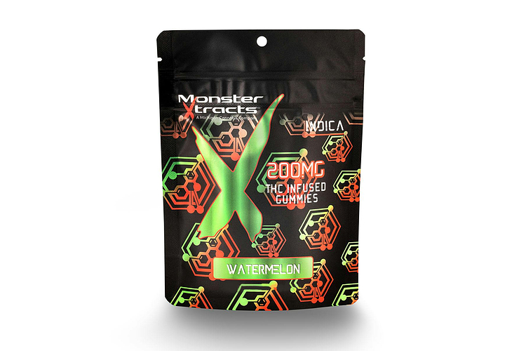 Watermelon Gummies | 10x20mg | 200mg by Monster Xtracts