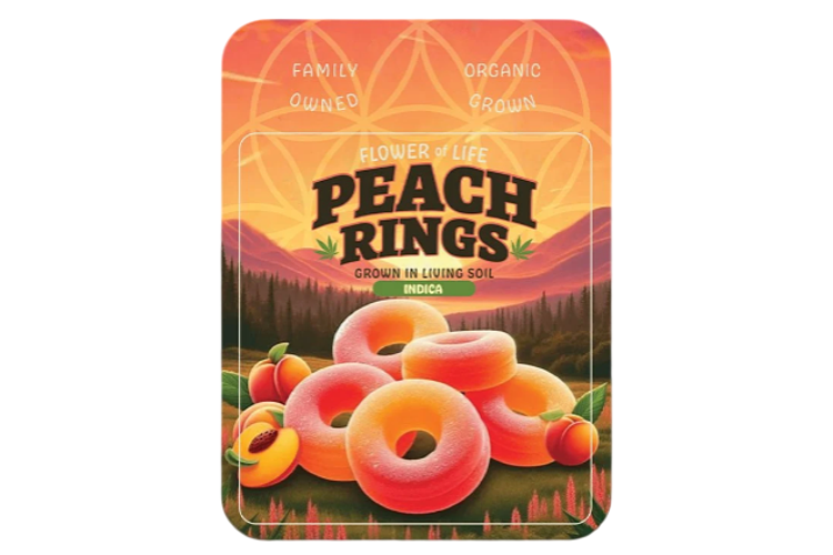 Flower Of Life | Peach Rings Pre-Roll | 1g by Flower Of Life