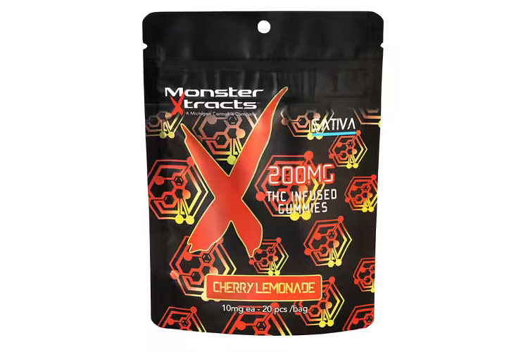 Cherry Lemonade Gummies | 10x20mg | 200mg by Monster Xtracts