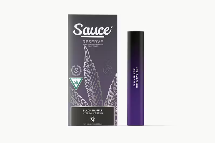 Black Truffle Live Resin Disposable Vape | 1g by Sauce