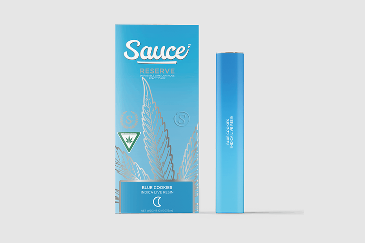 Blue Cookies Live Resin Disposable Vape | 1g by Sauce