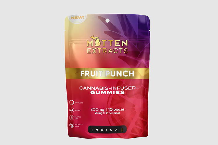 Mitten Extracts | Fruit Punch Gummies | 10x20mg | 200mg by Mitten Extracts