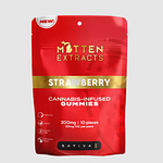 Mitten Extracts | Strawberry Gummies | 10x20mg | 200mg by Mitten Extracts