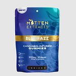 Mitten Extracts | Blue Razz Gummies | 10x20mg | 200mg by Mitten Extracts