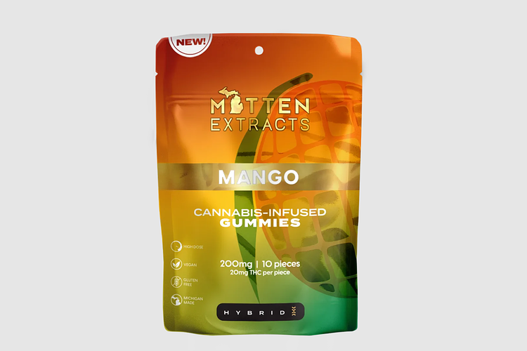 Mitten Extracts | Mango Gummies | 10x20mg | 200mg by Mitten Extracts