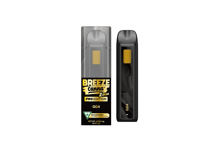 Breeze Pro | GG4 Live Resin Disposable Vape | 2g by Breeze