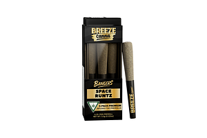 Breeze Bangers | Space Runtz Live Resin Infused Pre-Roll Pack | 5x0.7g | 3.5g by Breeze