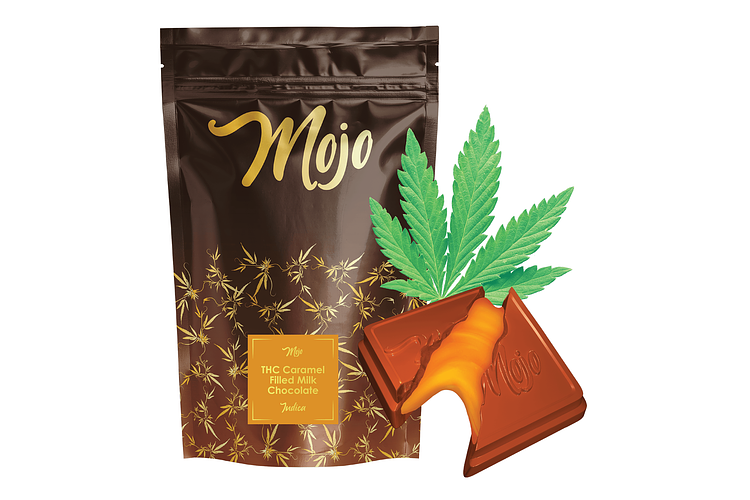 Mojo Caramel Filled Milk Chocolate Bites 10x20mg | 200mg by Mojo