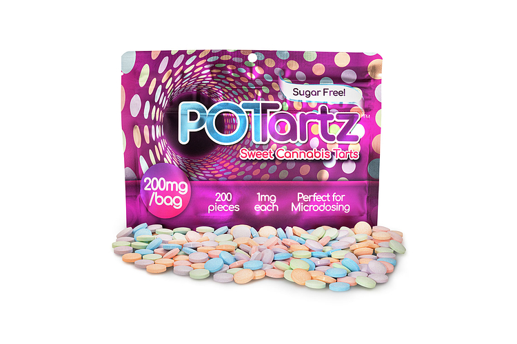Monster X | Potartz Sweet Cannabis Tarts | 200x1mg | 200mg by Monster Xtracts