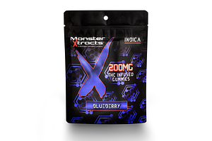 Monster X | Blaster Naut Ballistic Berry RSO Gummy | 200mg by Monster Xtracts