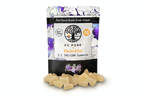 Blackberry Vanilla Fig Gummies | 1:1 THC:CBN | 200mg by PC Pure