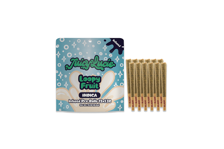 Loopy Fruit Infused Pre-Roll Pack | 12x1.2g | 14.4g by Juicy Lucie