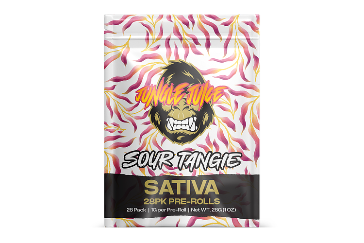 Jungle Juice | Sour Tangie Pre-Roll Pack | 28x1g | 28g by Jungle Juice