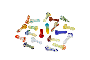 Glass Hand Pipe | 2.5" | Assorted Colors by Non-THC