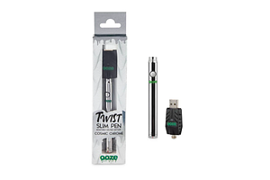 Ooze | Slim Twist 2.0 W/ Smart USB Charger | Cosmic Chrome by Ooze