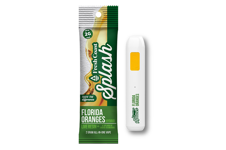 Splash | Florida Oranges Live Resin All-In-One Vape 2g by Splash