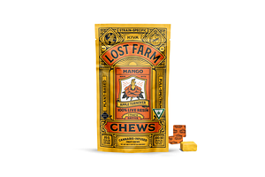 Lost Farm | Mango x Apple Turnover Live Resin Chews | 20:5 THC:THCv | 200mg by Lost Farm