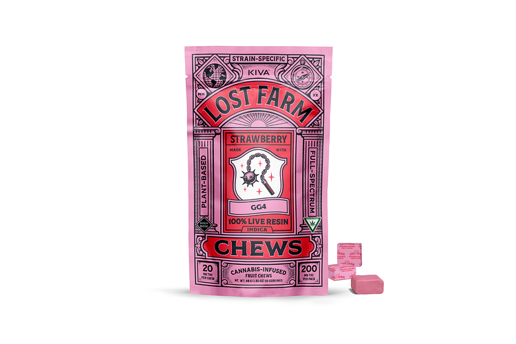 Lost Farm | Strawberry x GG4 Live Resin Chews | 10x20mg | 200mg by Lost Farm