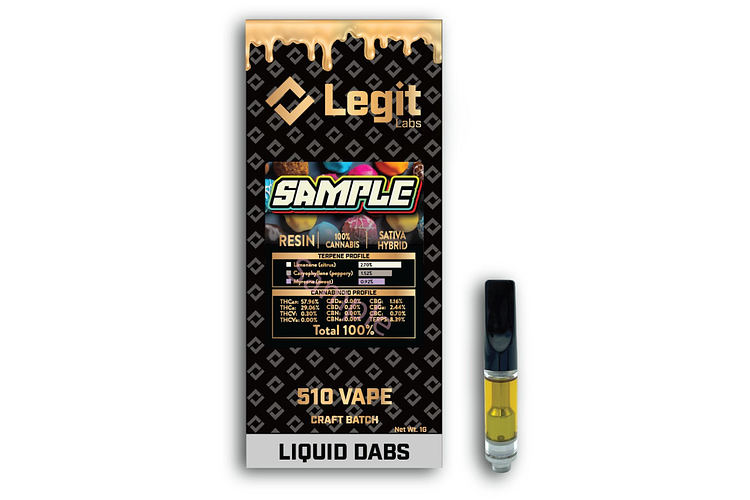 Lime Cherry Gelato Cured Resin Cartridge | 1g by Legit Labs
