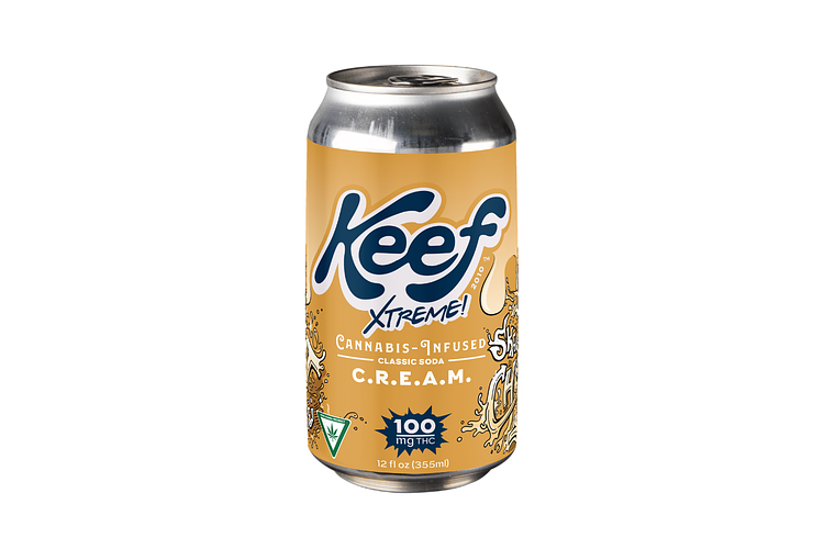 Cream Soda Xtreme THC Soda | 100mg by Keef