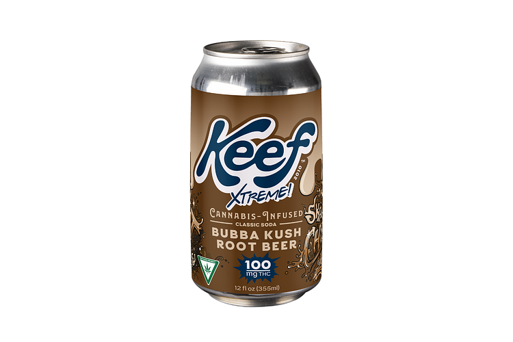 Bubba Kush Root Beer Xtreme THC Soda | 100mg by Keef