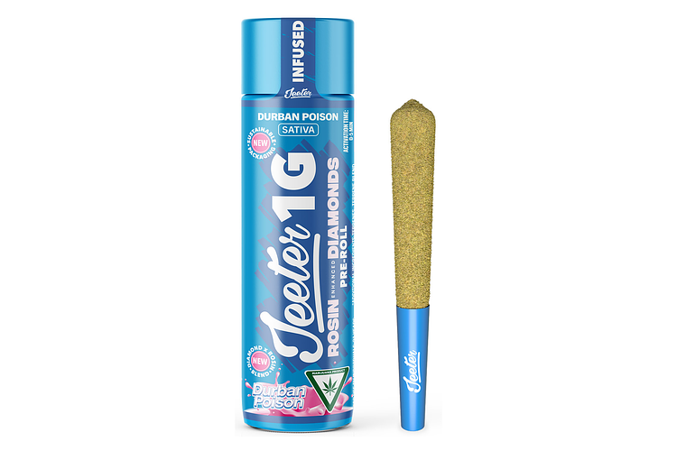 Jeeter | Durban Poison Infused Pre-Roll | 1g by Jeeter