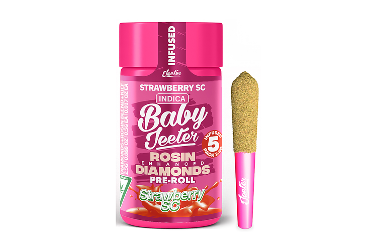 Strawberry Shortcake Infused Pre-Roll Pack | 5x0.5g | 2.5g by Jeeter