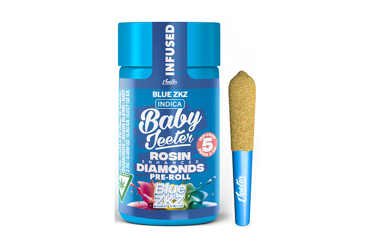 Blue Zkz Infused Pre-Roll Pack | 5x0.5g | 2.5g by Jeeter