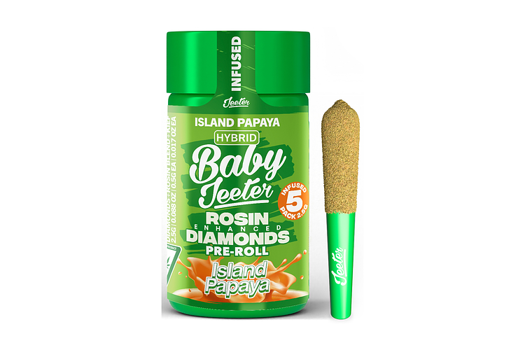 Island Papaya Infused Pre-Roll Pack | 5x0.5g | 2.5g by Jeeter
