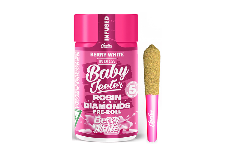 Berry White Infused Pre-Roll Pack | 5x0.5g | 2.5g by Jeeter