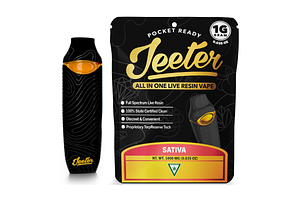 Amnesia Haze Live Resin All-In-One Vape | 1g by Jeeter