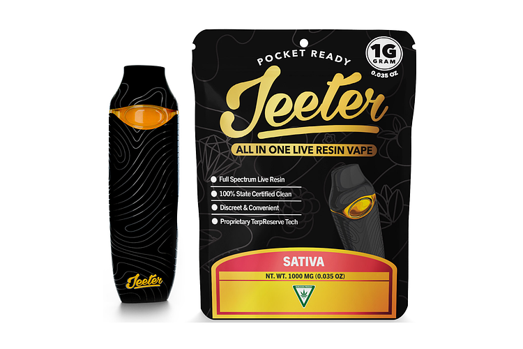Amnesia Haze Live Resin All-In-One Vape | 1g by Jeeter