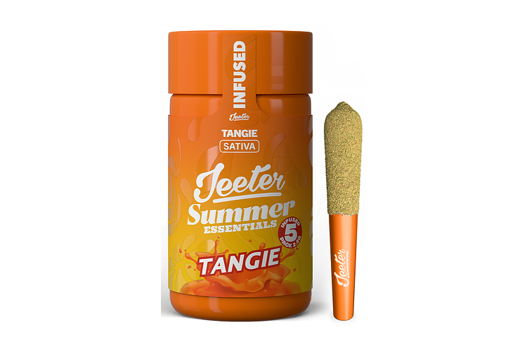 Summer Essentials Tangie Infused Pre-Roll Pack | 5x0.5g | 2.5g by Jeeter