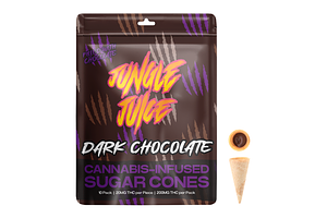 Jungle Juice x Wojo | Cherry Chip Rosin Infused Sugar Cones | 10x20mg | 200mg by Jungle Juice