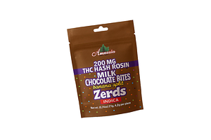 Zerds Milk Chocolate Banana Split Chocolate Bites | 5x40mg | 200mg by Amnesia