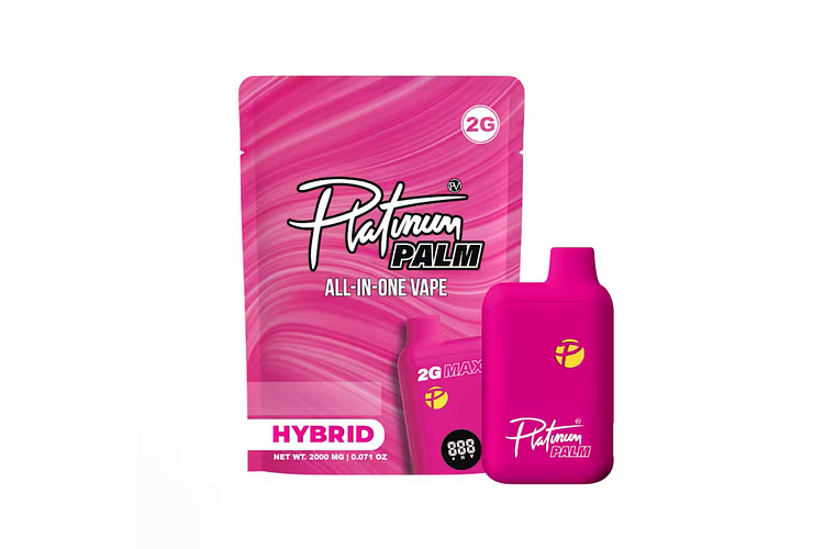 Palm Raspberry Riptide Disposable Vape | 2g by Platinum