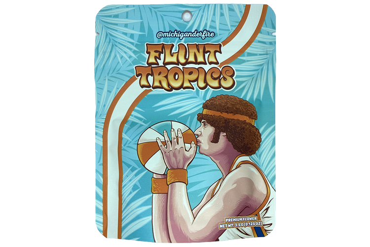 Flint Tropics Prepackaged Flower | 3.5g by Michigander Fire