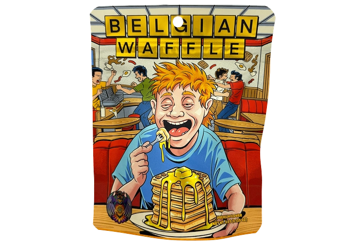 Belgian Waffles Prepackaged Flower | 3.5g by Michigander Fire