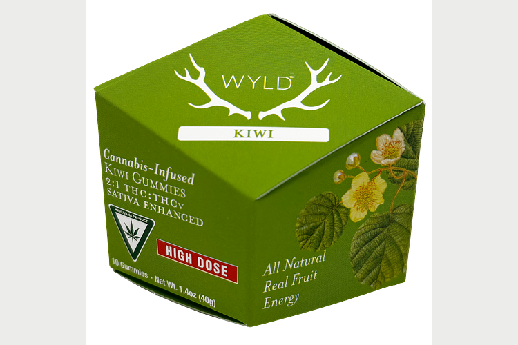 Kiwi Gummies | 2:1 THC:THCv | 200mg by Wyld