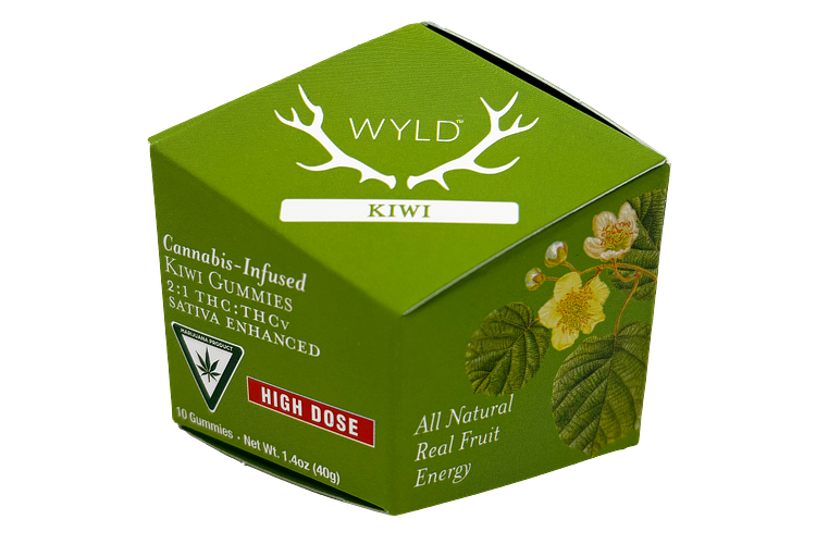 Kiwi Gummies | 2:1 THC:THCv | 200mg by Wyld