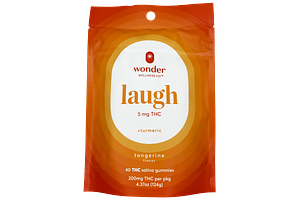 Tangerine & Turmeric Laugh Gummies | 40x5mg | 200mg by Wonder