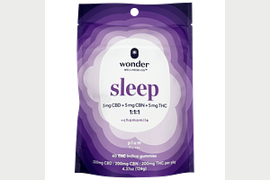 Plum & Chamomile Sleep Gummies | 1:1:1 THC:CBD:CBN | 200mg by Wonder