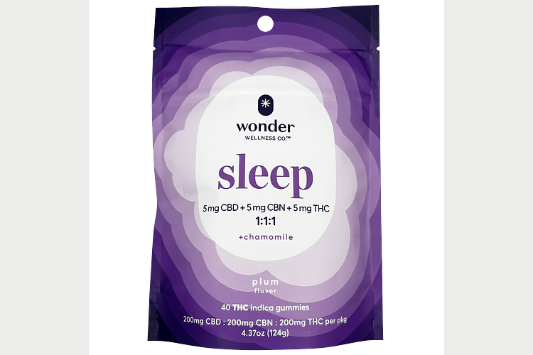 Plum & Chamomile Sleep Gummies | 1:1:1 THC:CBD:CBN | 200mg by Wonder