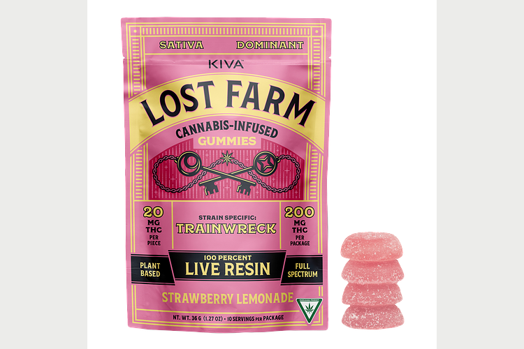 Strawberry Lemonade x Trainwreck Live Resin Gummies | 10x20mg | 200mg by Lost Farm