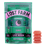 Lost Farm | Watermelon x Garlic Mintz Live Rosin Gummies | 10x20mg | 200mg by Lost Farm