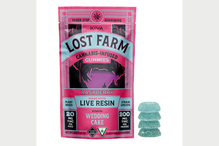 Lost Farm | Raspberry x Ice Cream Cake Live Resin Gummies | 10x20mg | 200mg by Lost Farm