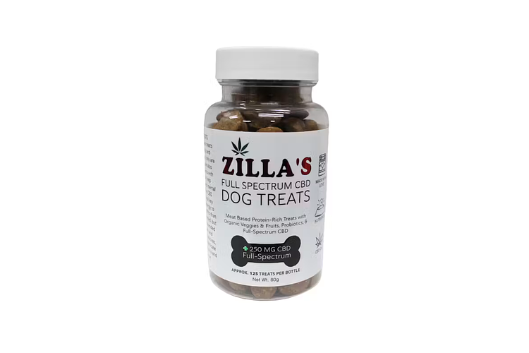 Duck Goose & Turkey CBD Mini Dog Treats | 125x2mg | 250mg by Zilla's