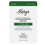 Mary's Medicinals | Relief Transdermal Patch | 1:1 THC:CBD | 10mg by Mary's Medicinals