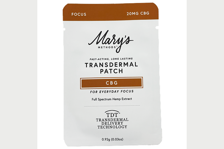 Mary's Medicinals | Focus Transdermal Patch CBG | 20mg by Mary's Medicinals